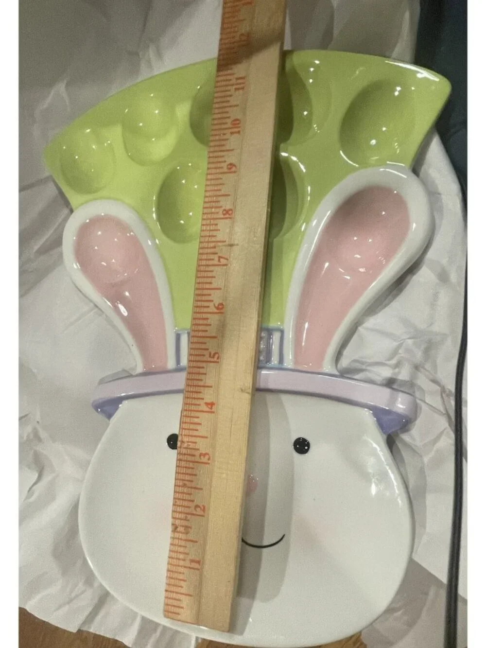 Bunny Deviled Egg Plate- Easter-GrassLands Road-Easter-